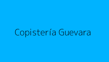 Copistería Guevara